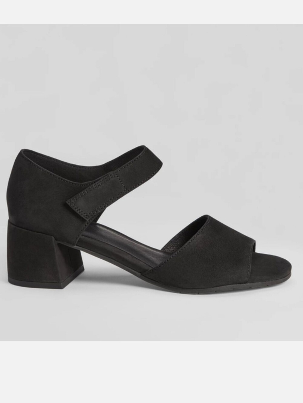 Eileen Fisher Fey Tumbled Nubuck Leather Sandal